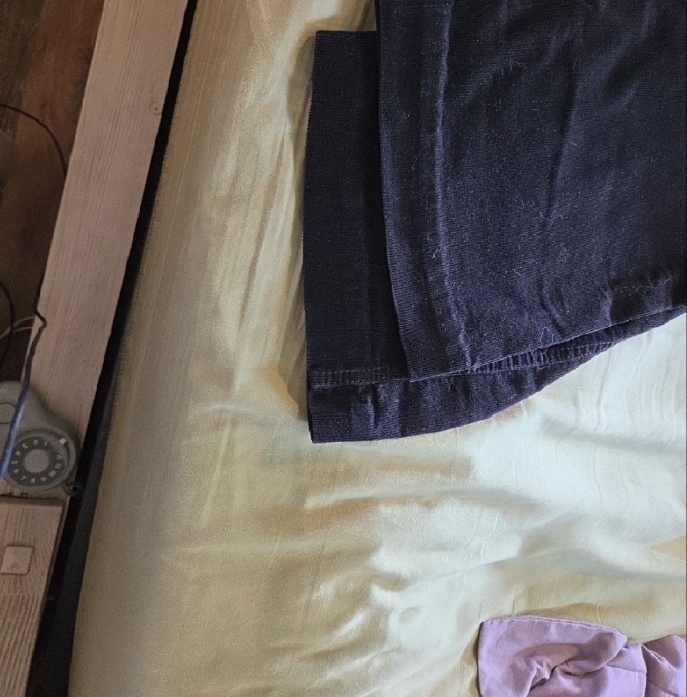 Eddie Bauer Black Corduroy Pants 12 Tall - Picture 6 of 7